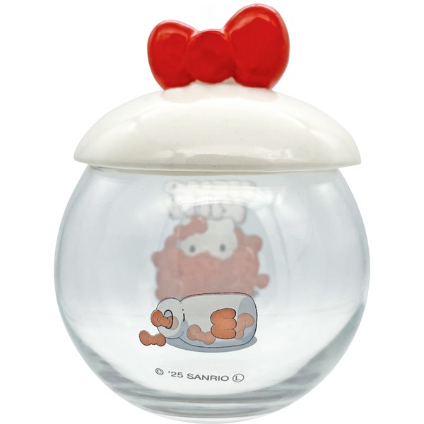 ハローキティ 陶製キャンディポット 陶製シュガーポット 10月上旬入荷予定】キャンディポット/エッジ—/ハローキティの