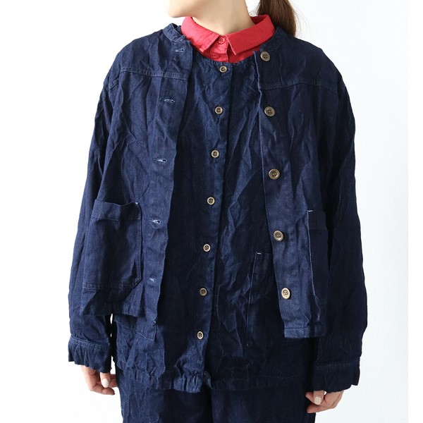 4／12まで掲示【新品】デニムカバーオールジャケット 試着対象】DUNGAREES ロコジャケット/カバーオール/デニム