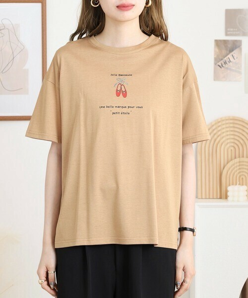 tシャツ Anna Nicola バレエシューズシアースリーブ半袖Tシャツ レディース 楽天市場】アンナニコラ Anna Nicola バレエシューズシアー