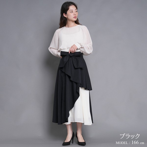 Skirt High-Waisted Chiffon Waist [New Item] | Import