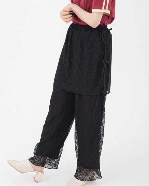 Full-Length Pant Wrap Skirt [S/S NEW] | Import Japanese