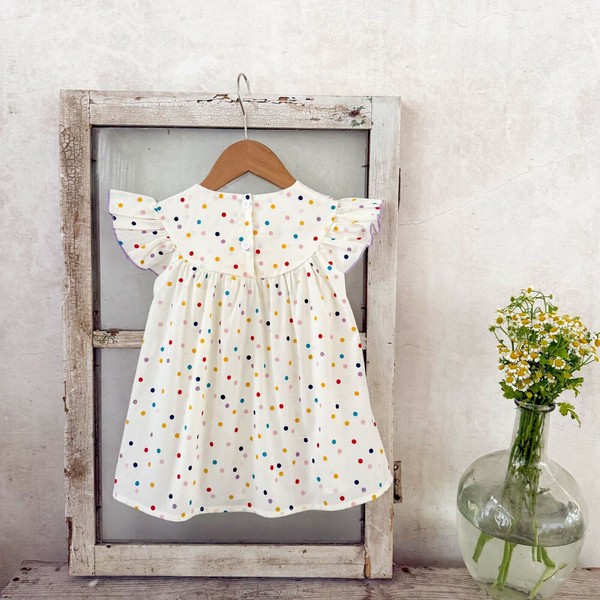 kid-r 花 Kids' Casual Dress Patterned Flowers Polka Dot | Import