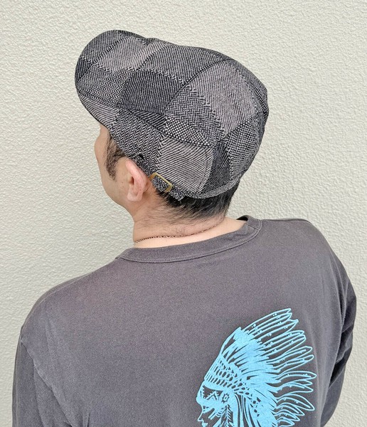 Flat Cap Patchwork Ladies fashion Men's | Import Japanese