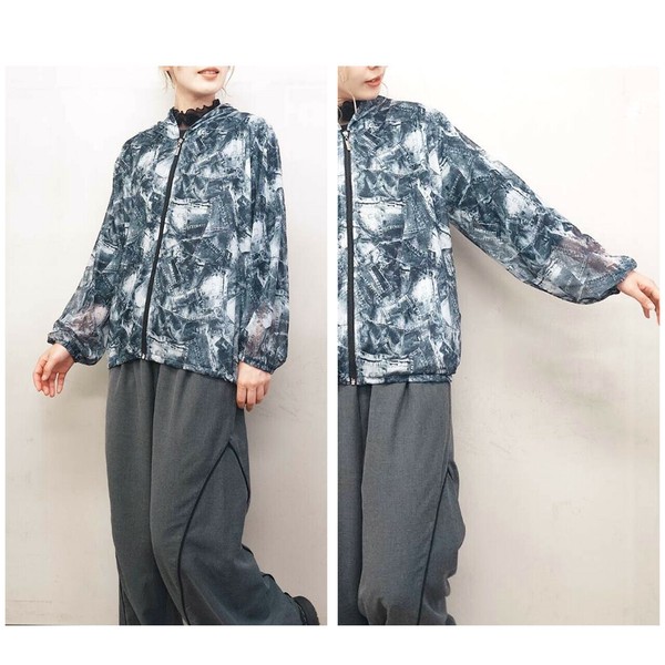 【✦2025年受注販売✦OVY✦ファティーグ✦ジャケット✦サイズS✦】 Hoodie Printed Full Zip Hoodie [2025 NEW] | Import Japanese