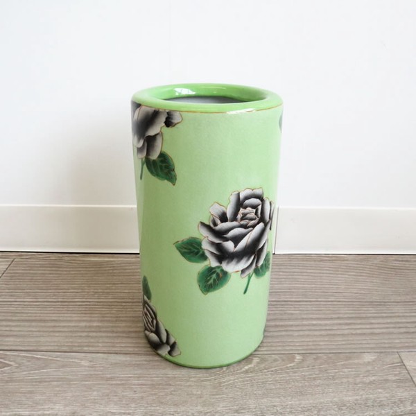 アートフラワー・生花 フラワーベース(花瓶) グリーン / 家具・インテリア インテリアグリーン 花瓶・フラワースタンド