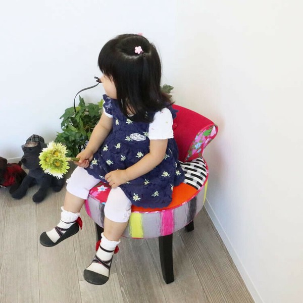 直送可】【大型商品A】カラフルチェアー スツール ピンクの商品