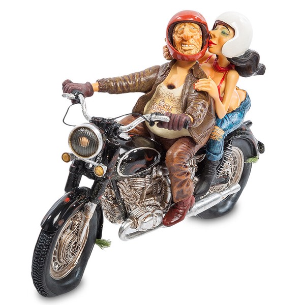 フォルチーノ Exciting Motor Ride フィギュア コミックアート バイクツーリング / 家具・インテリア インテリア雑貨 置物・オブジェ