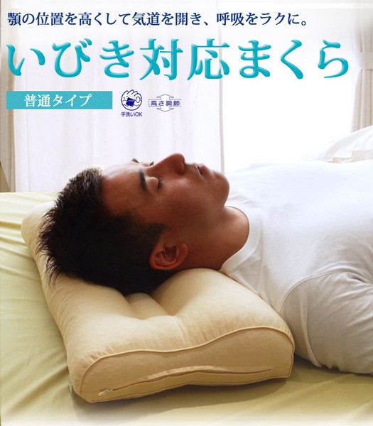 いびき対応まくら 枕の高さ調節が可能!いびきを予防する枕 手洗いOK いびき枕 父の日 ラッピング袋あり / 家具・インテリア 寝具