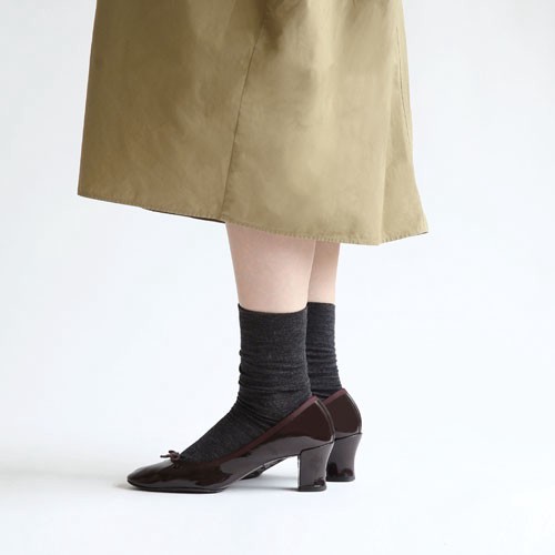 ウール ソックス パンプス 日本製 /靴下 / ファッション レディースアパレル レッグウェア・靴下 クルーソックス