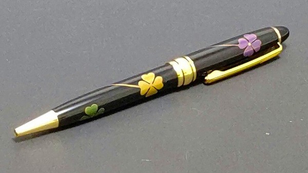ボールペン クローバー蒔絵 / 生活雑貨 ステーショナリー・クラフト 筆記具