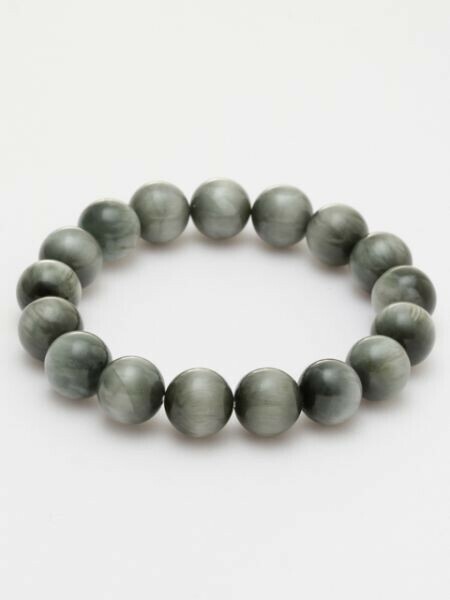Gemstone Bracelet Tiger's Eye White Tiger 12mm | Import Gemstone Bracelet Tiger's Eye White Tiger 12mm | Import