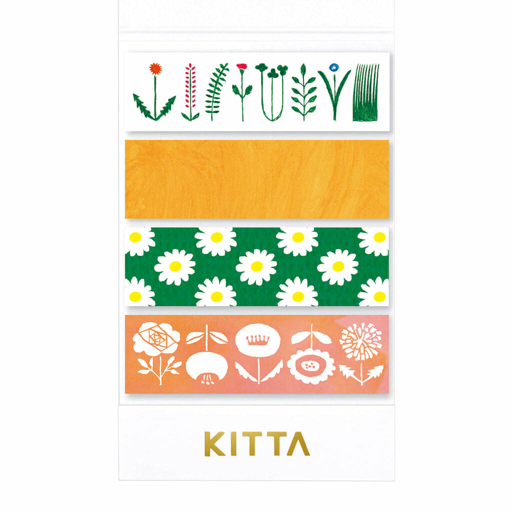 KING JIM KITTA Washi Tape Set - Flower