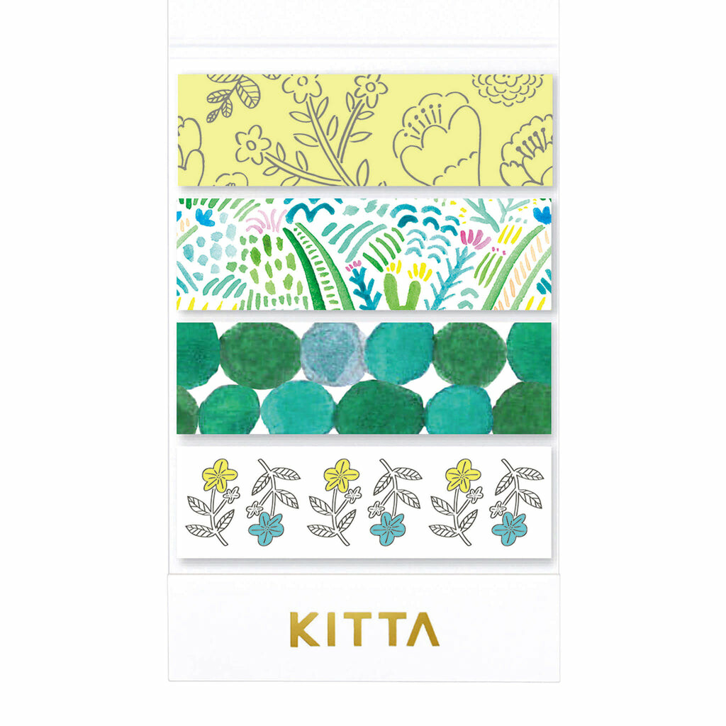 KING JIM KITTA Washi Tape Set - Plants