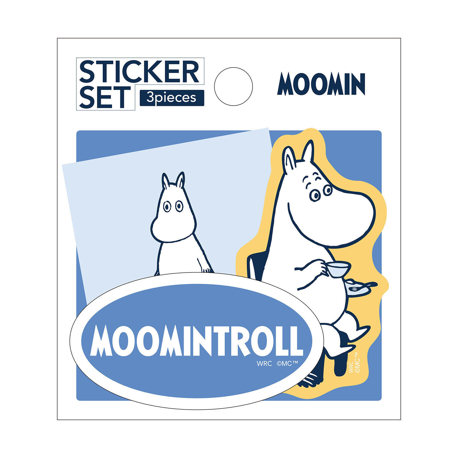World Craft x Moomin Paper Stickers - Moomintroll