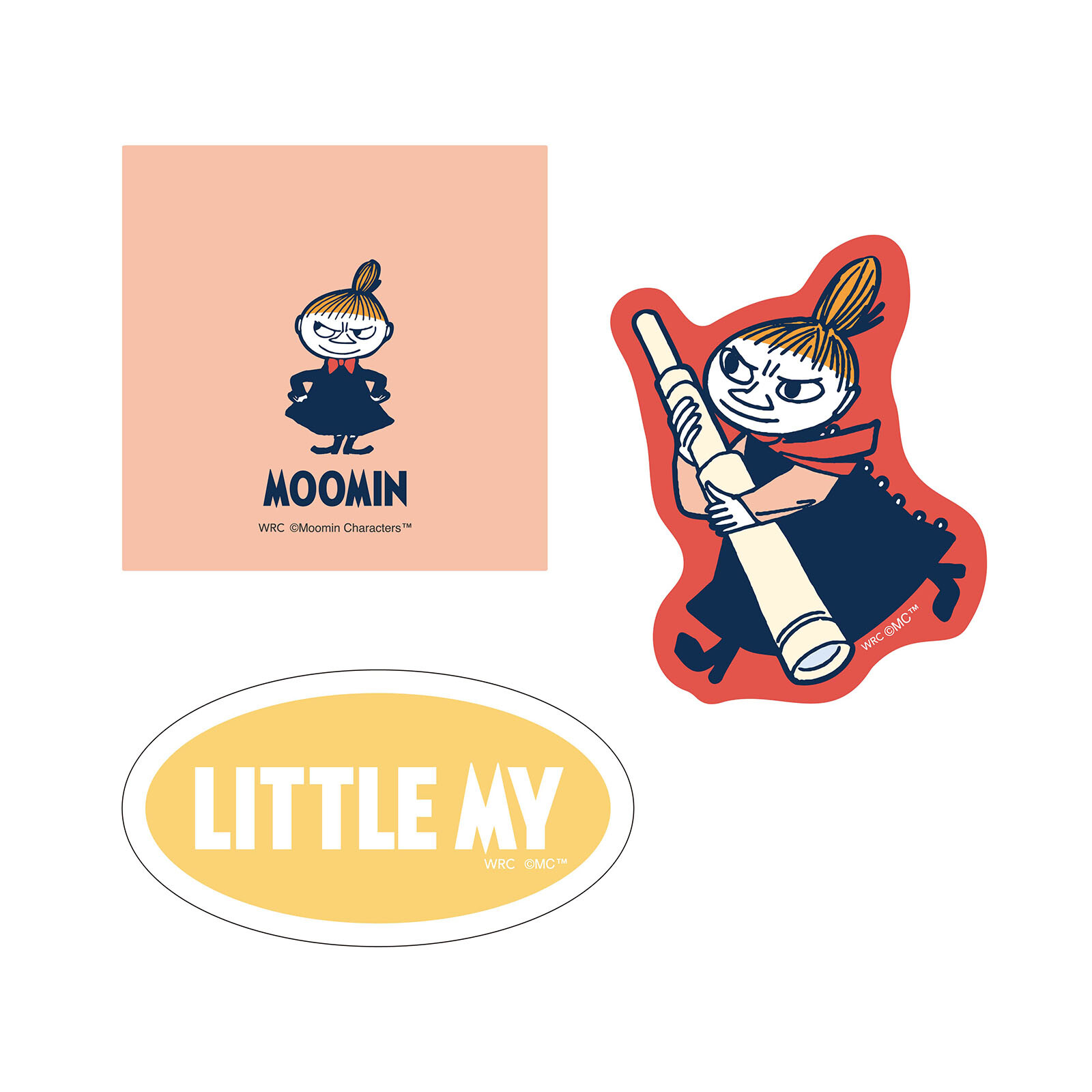 World Craft x Moomin Paper Stickers - Little My