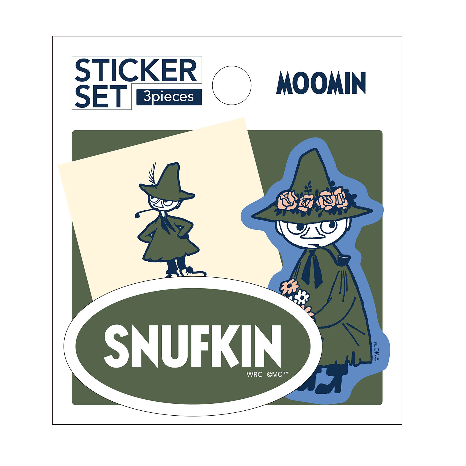 World Craft x Moomin Paper Stickers - Snufkin